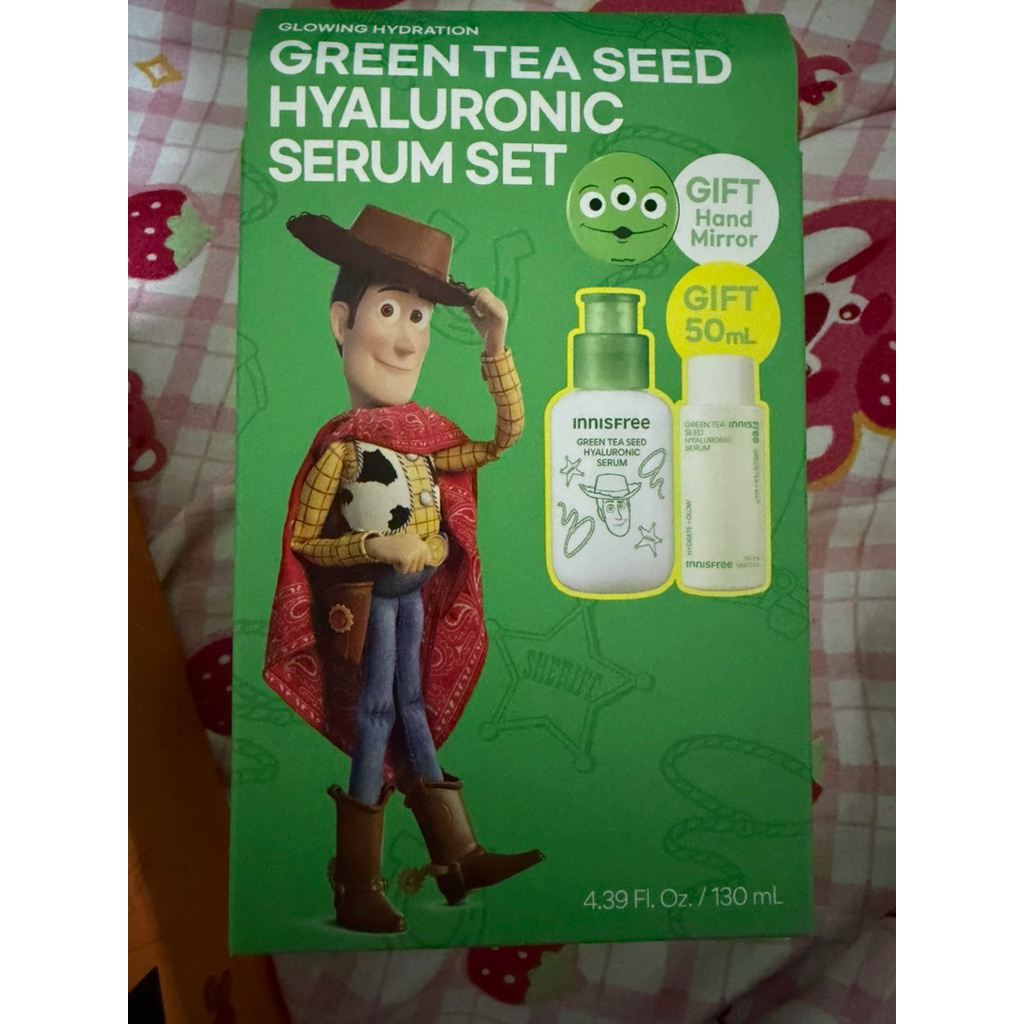 Innisfree Green Tea Seed Serum X TOY STORY + POUCH SPOOKY ORIGINAL