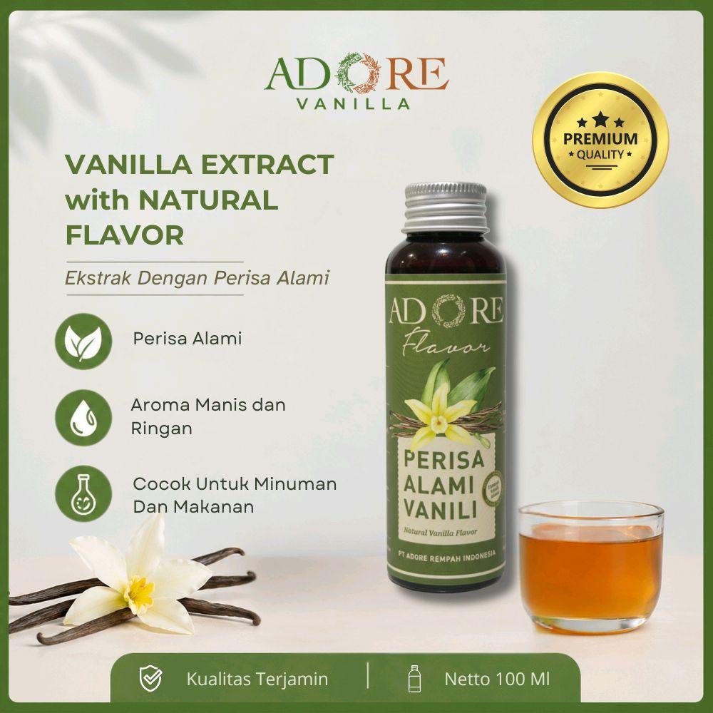 Adore Vanilla 100ml Perisa Alami Vanili dengan Ekstrak Vanila