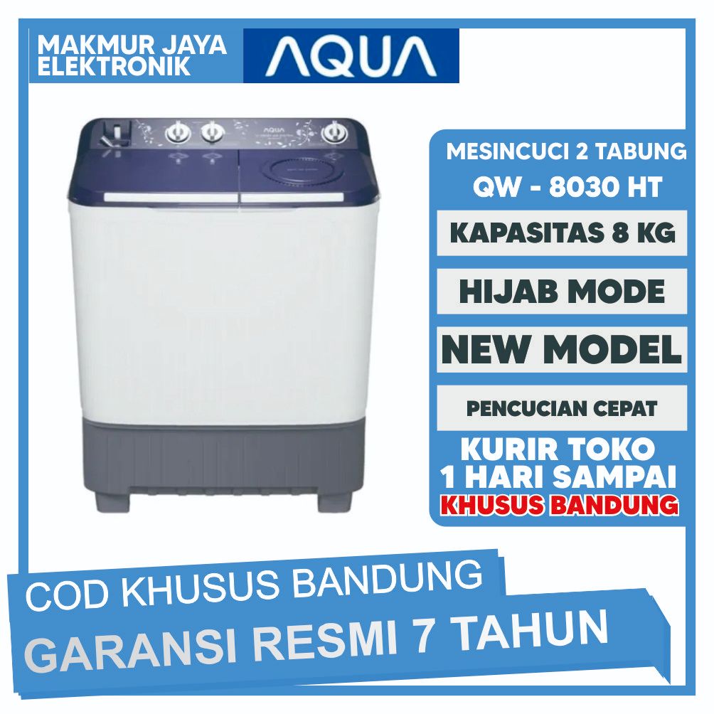 Mesin cuci AQUA 8KG TYPE 8030 ht