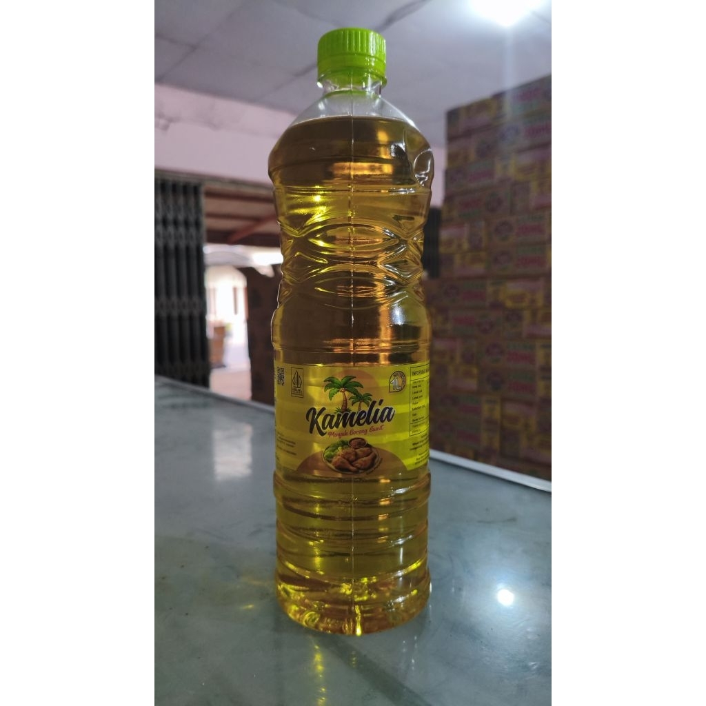MINYAK GORENG MINYAK SAYUR KAMELIA 1L KEMASAN BOTOL PLASTIK