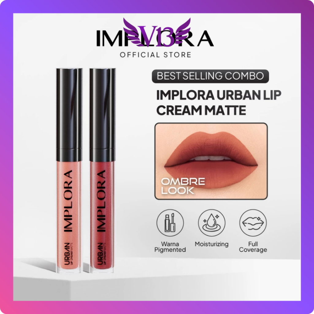 Ombre Implora Urban Lip Cream Look Lipcream Lips Waterproof