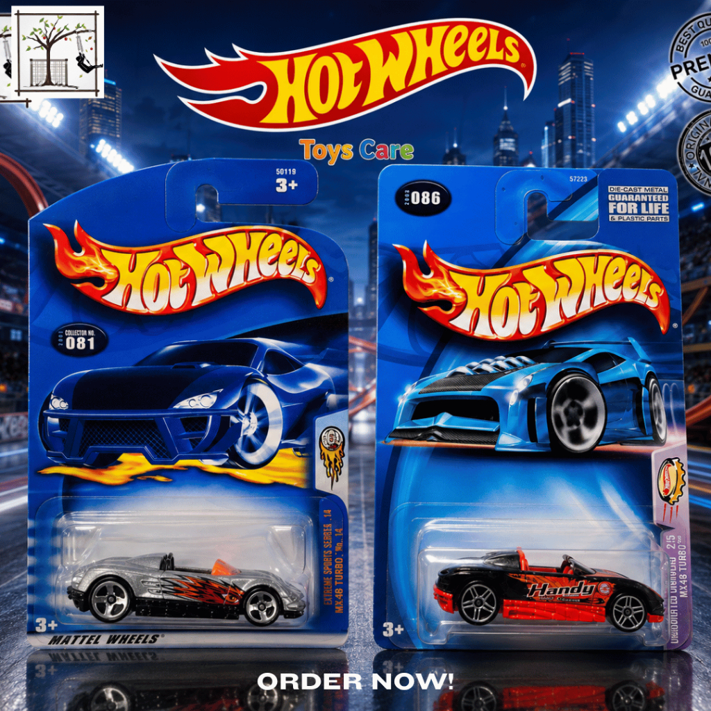 Hot Wheels MX-48 Turbo Silver 2001 Extreme Sports Series