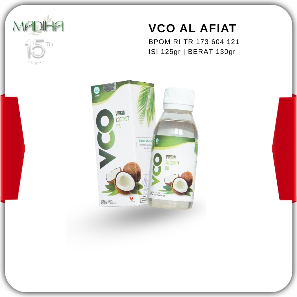 VCO Virgin Coconat Oil Al Afiat 125  Ml BPOM