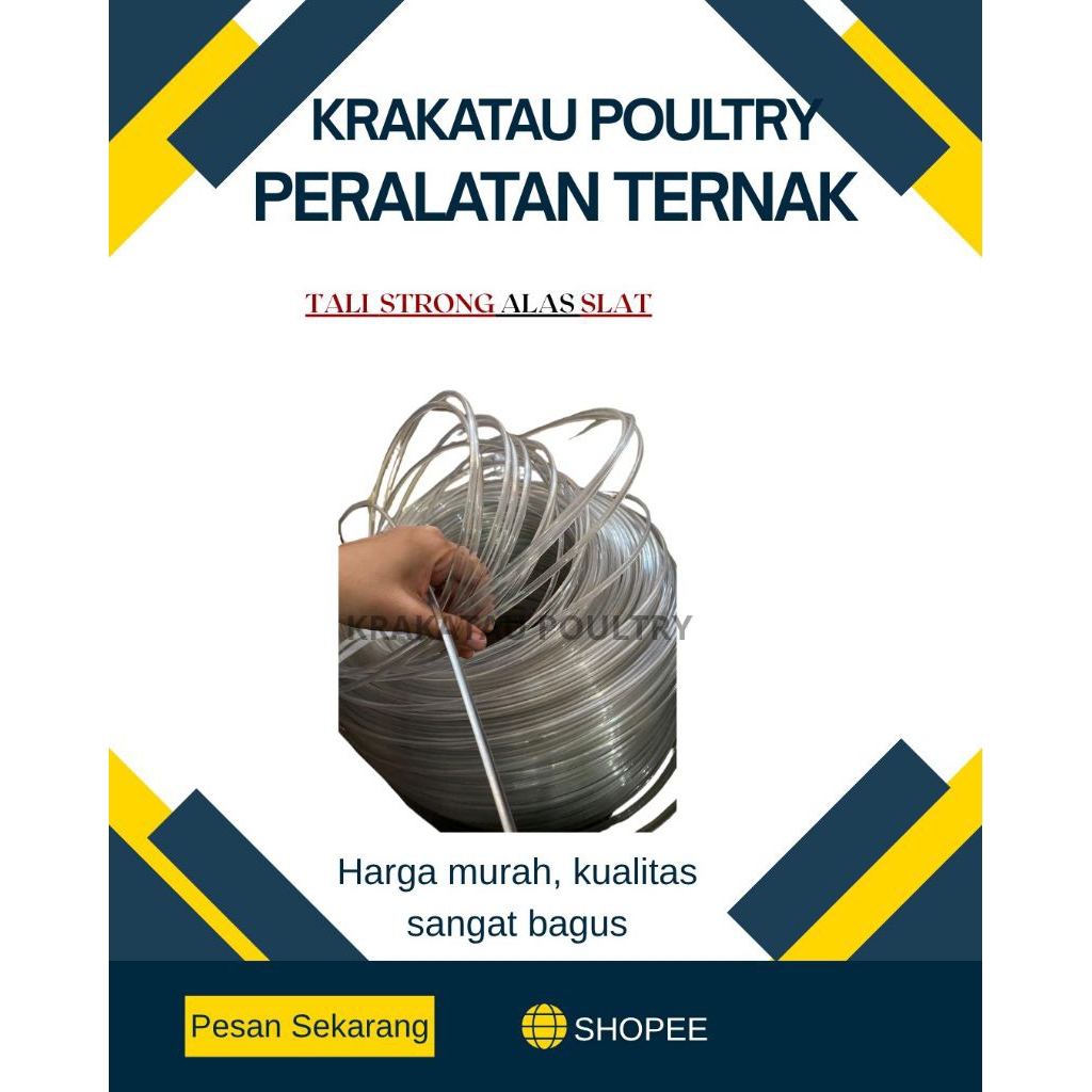 TALI STRONG SLAT MESH - TALI PENGIKAT ATAU PENYANGGA SLAT PLASTIK MESH ROLL - TALI STRONG