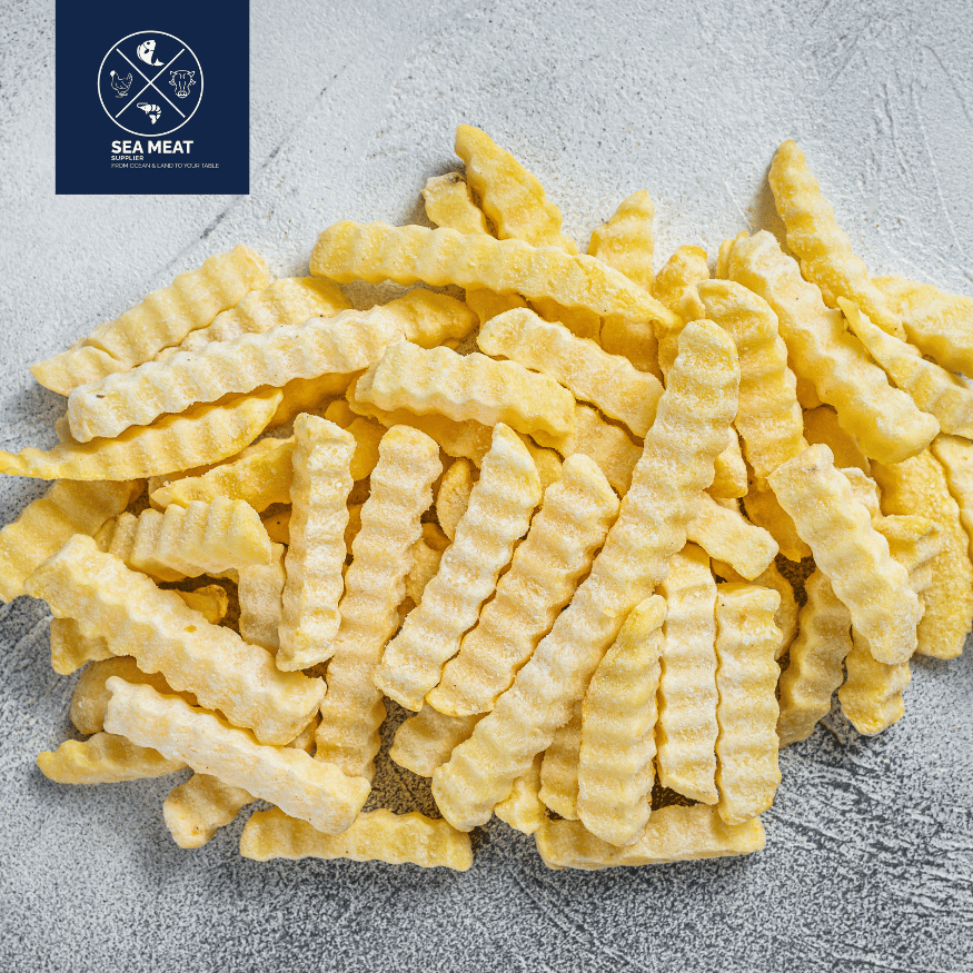 French Fries Crinkle Cut - Crinkle Cut Frozen Premium