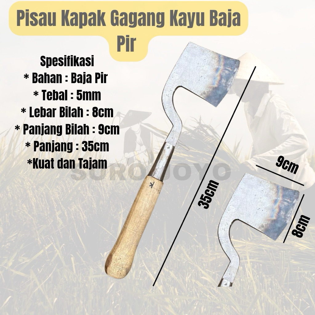 Kapak Baja Asli Kapak Pemotong Kayu Kapak Potong Tulang Daging Asli Baja Pir
