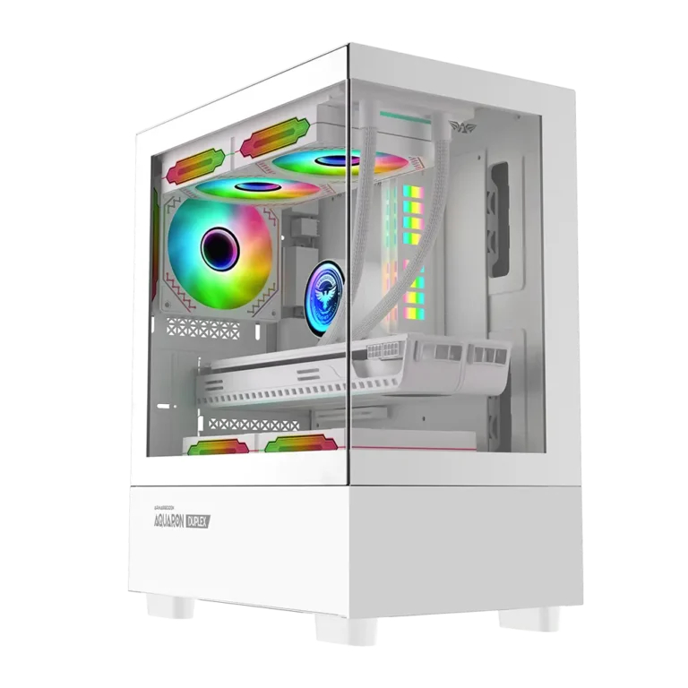 Casing PC Armaggeddon Aquaron Duplex M-ATX Putih