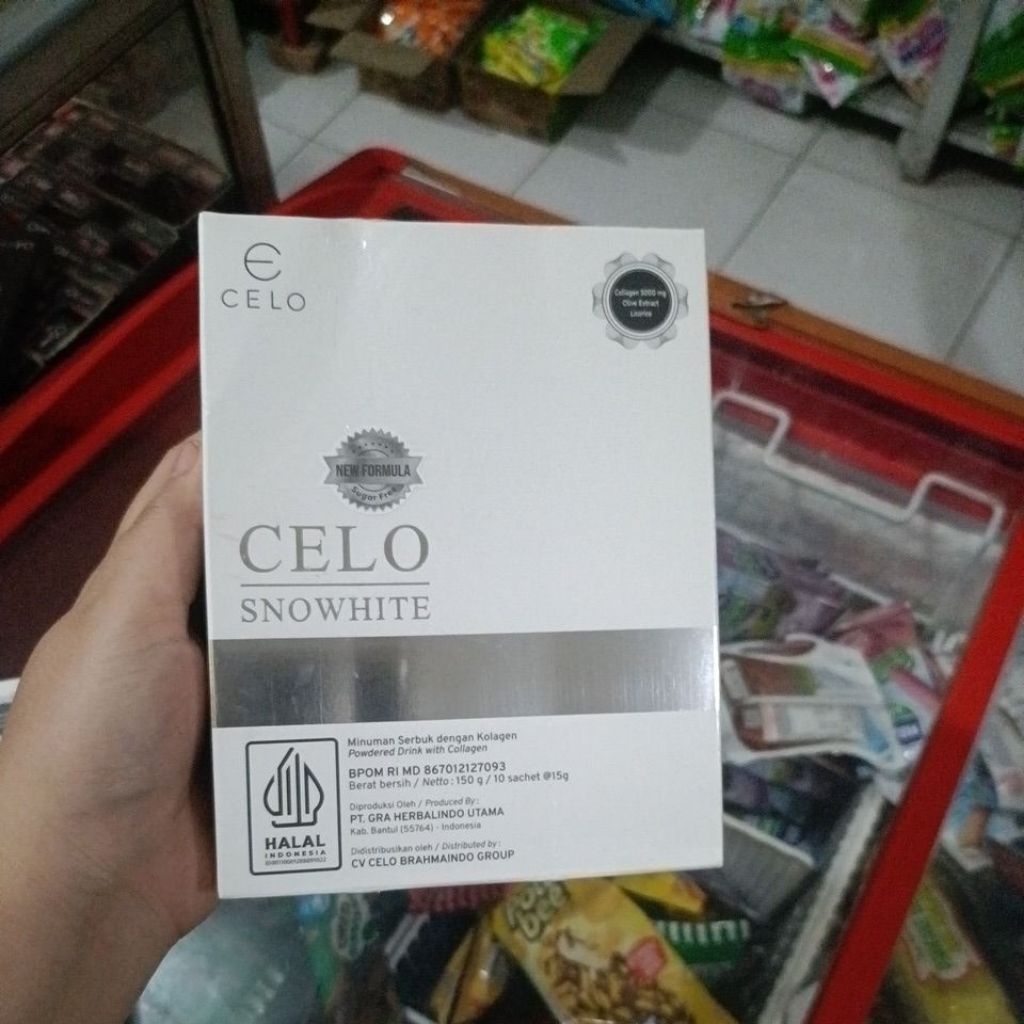 celo snowhite ready stok siap kirim