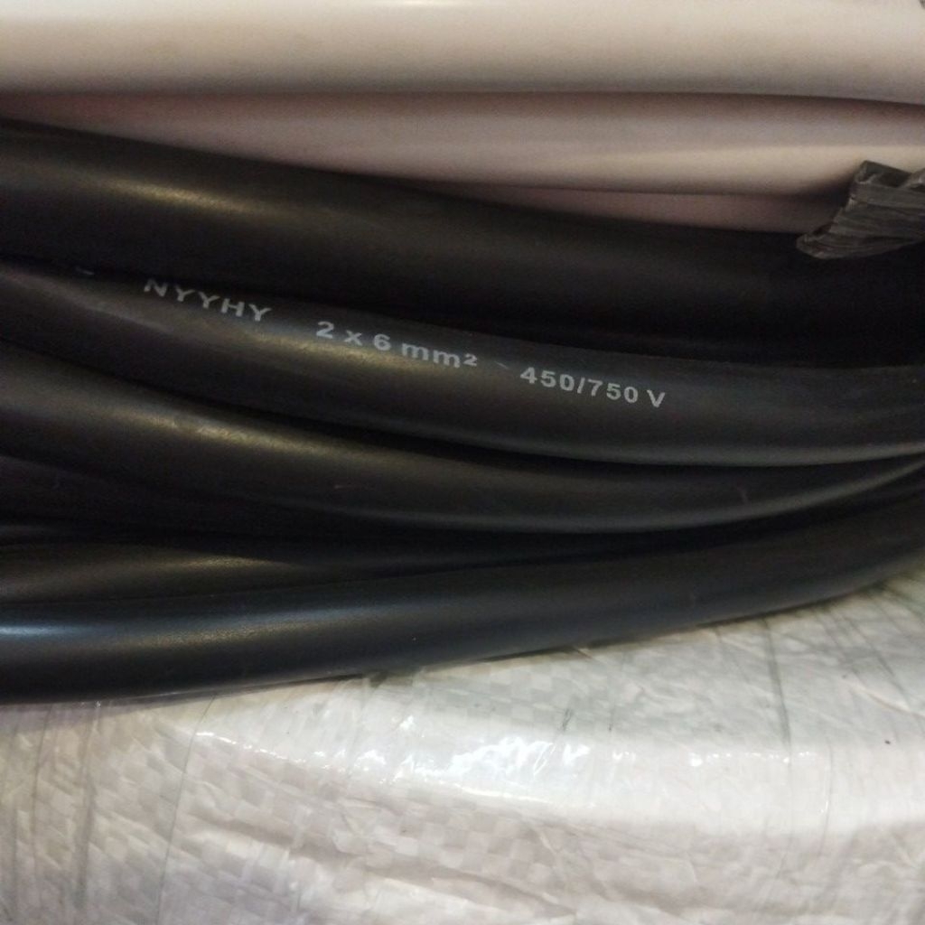 KABEL SERABUT NYYHY 2X6MM 2X6 MM JEMBO 50 METER