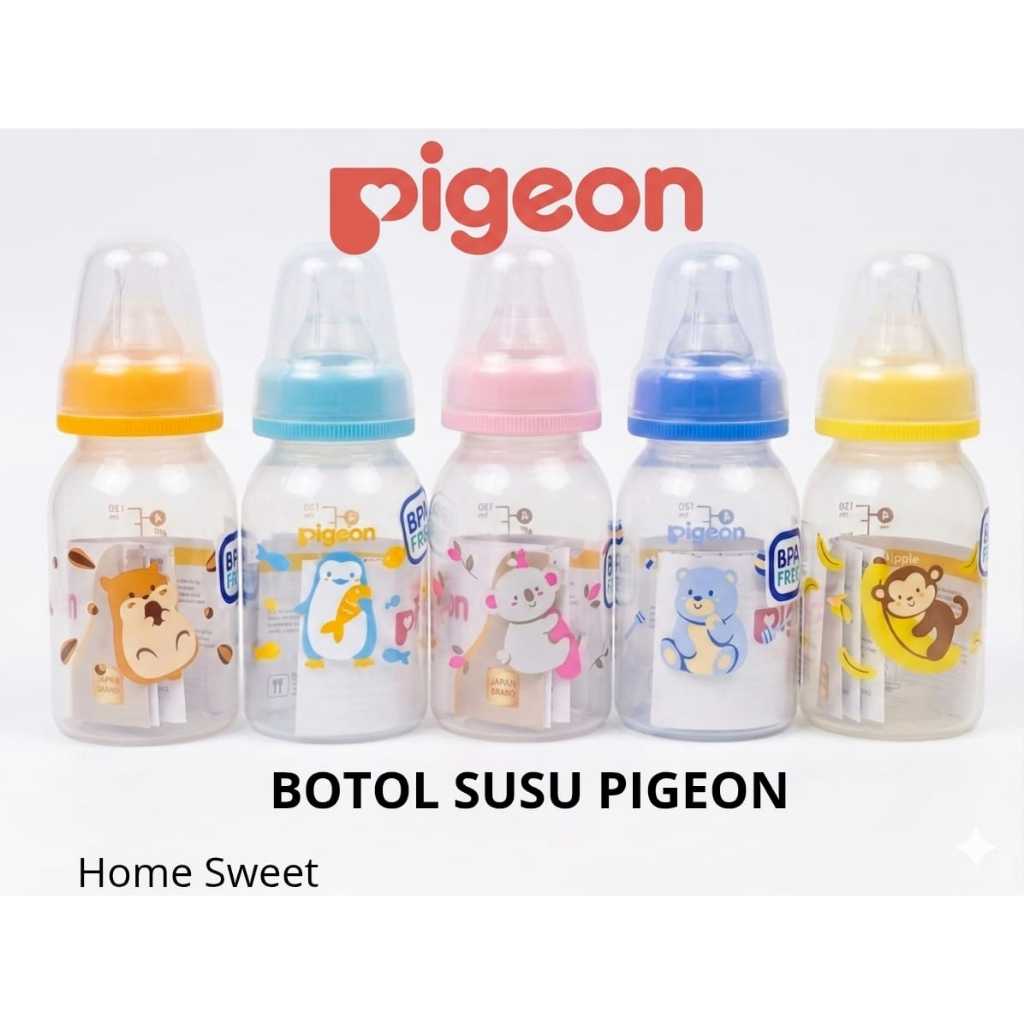 Pigeon Botol Susu Standard Peristaltic Nipple 50 ml 120 ml 240 ml |Botol Susu Pigeon
