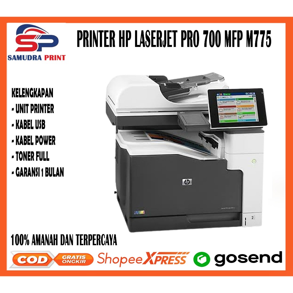 Printer HP LaserJet Enterprise 700 color MFP M775 Bergaransi