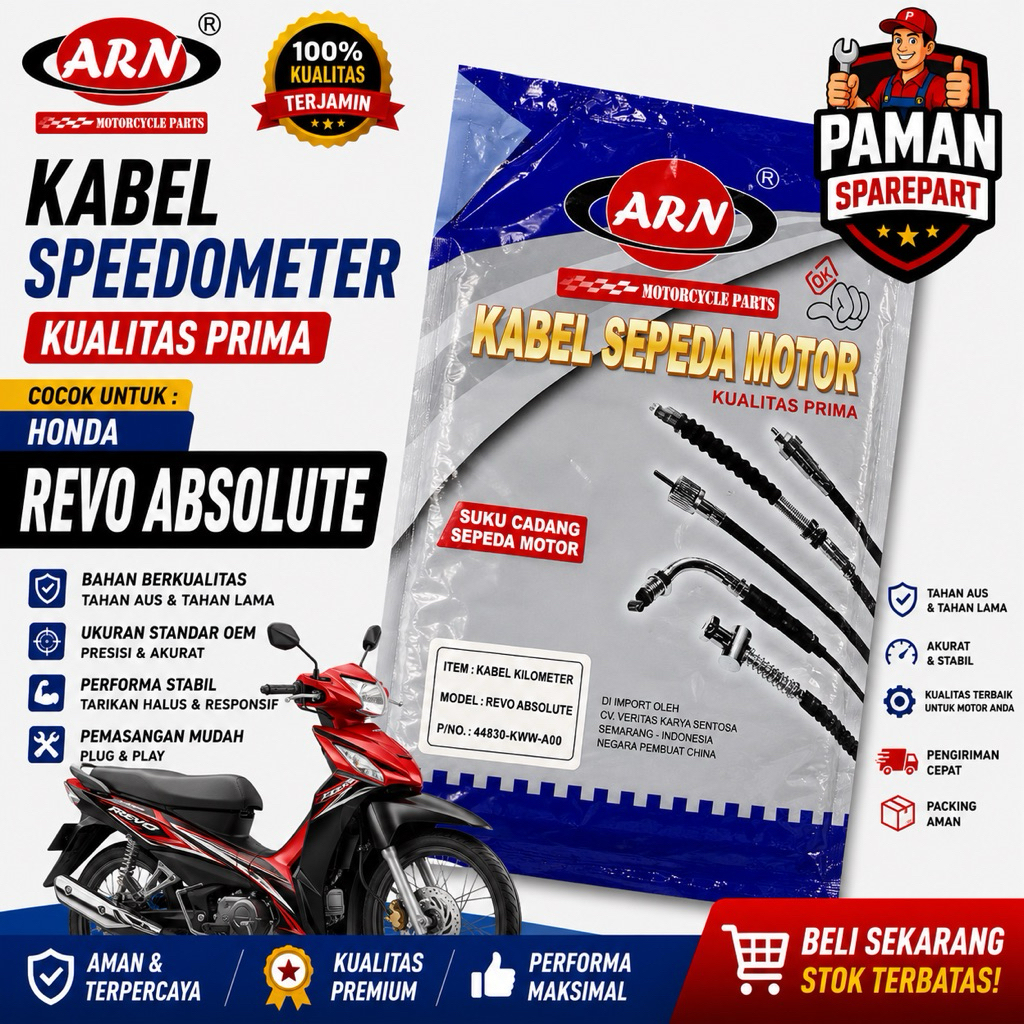 KABEL SPEEDOMETER REVO ABSOLUTE / KABEL KILOMETER REVO ABSOLUTE