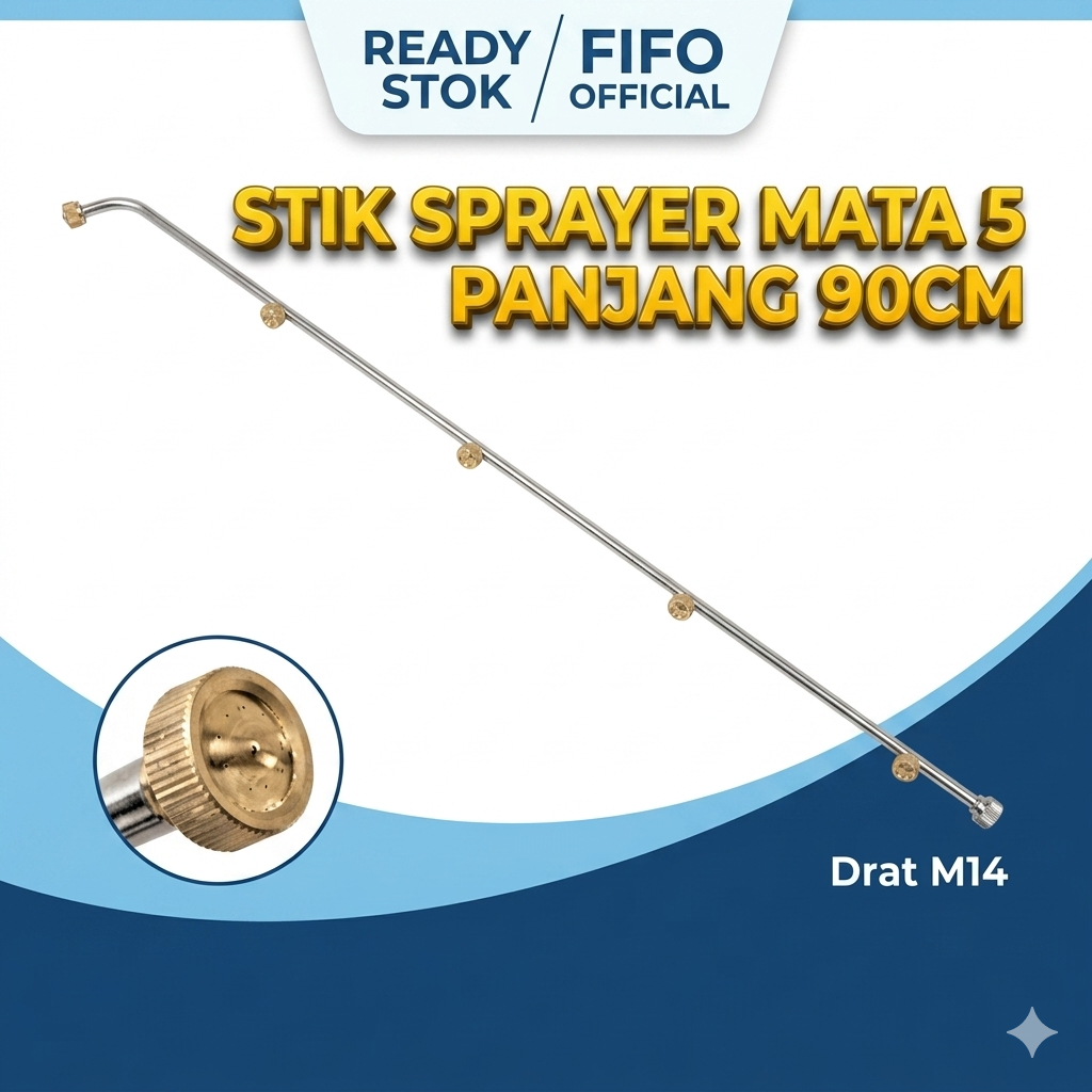 STIK SPRAYER PANJANG MATA 5 SUPER KABUT/STIK SPRAYER ELEKTRIK MANUAL MATA 5 SUPER KABUT/ STIK