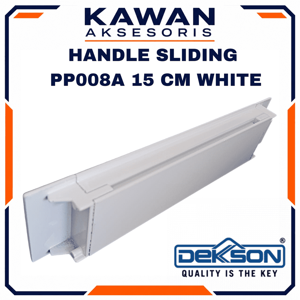Handle Sliding Dekson PP008A 15 CM Putih