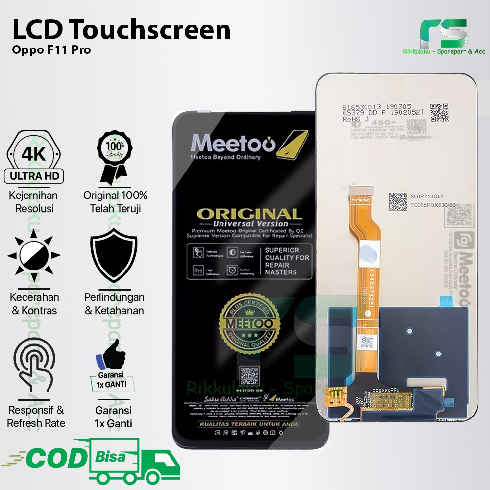 LCD Touchscreen Oppo F11 Pro Original 100% Fullset