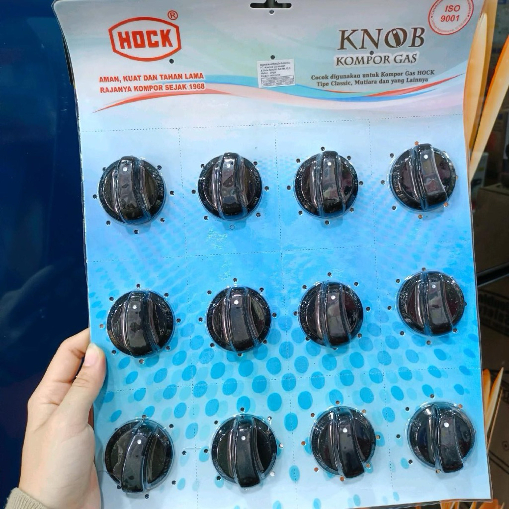 KNOP KOMPOR GAS HOCK ORIGINAL - KNOB KOMPOR HOCK - CETEKAN KOMPOR GAS HOCK - SPAREPART KOMPOR HOCK -