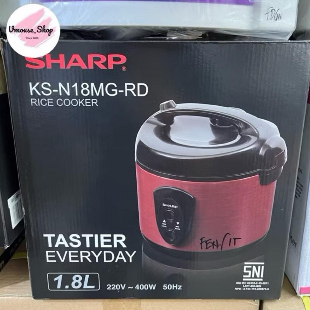 MAGIC COM SHARP KS N18MG - SHARP MAGIC COM 3IN1- RICE COOKER SHARP - MEJIG COM SHARP - MAGIC SHARP 2