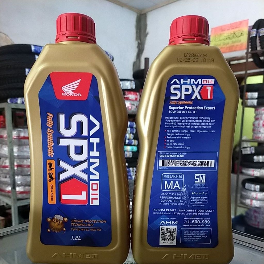 Oli mesin ahm honda Spx 1 1200 ML cocok untuk motor gede Original Honda