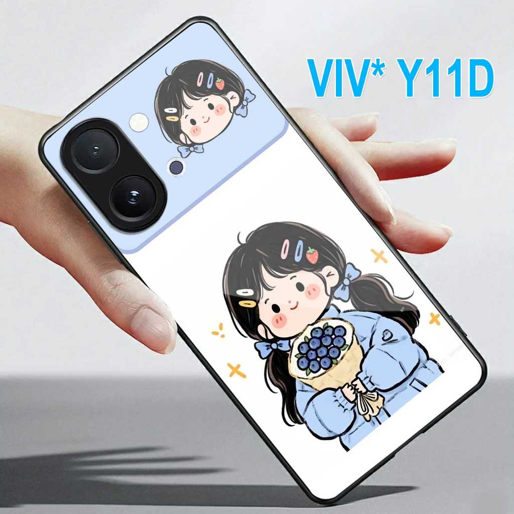 SoftCase Glass Kaca VIVO Y11D-VIVO Y11D - Casing HP  VIVO Y11D-VIVO Y11D - N227