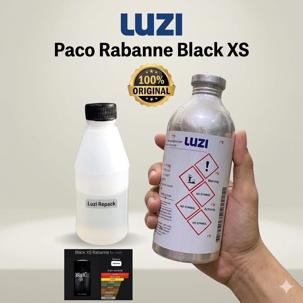 LUZI/P BLACK XS/KEMASAN SEGEL REPACK/BIBIT MURNI