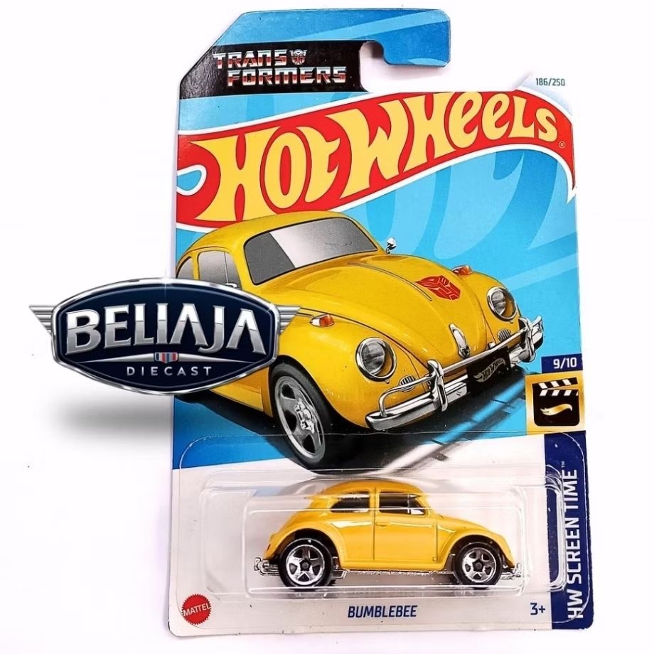 HOT WHEELS VW BEETLE BUMBLEBEE YELLOW HW SCREEN TIME
