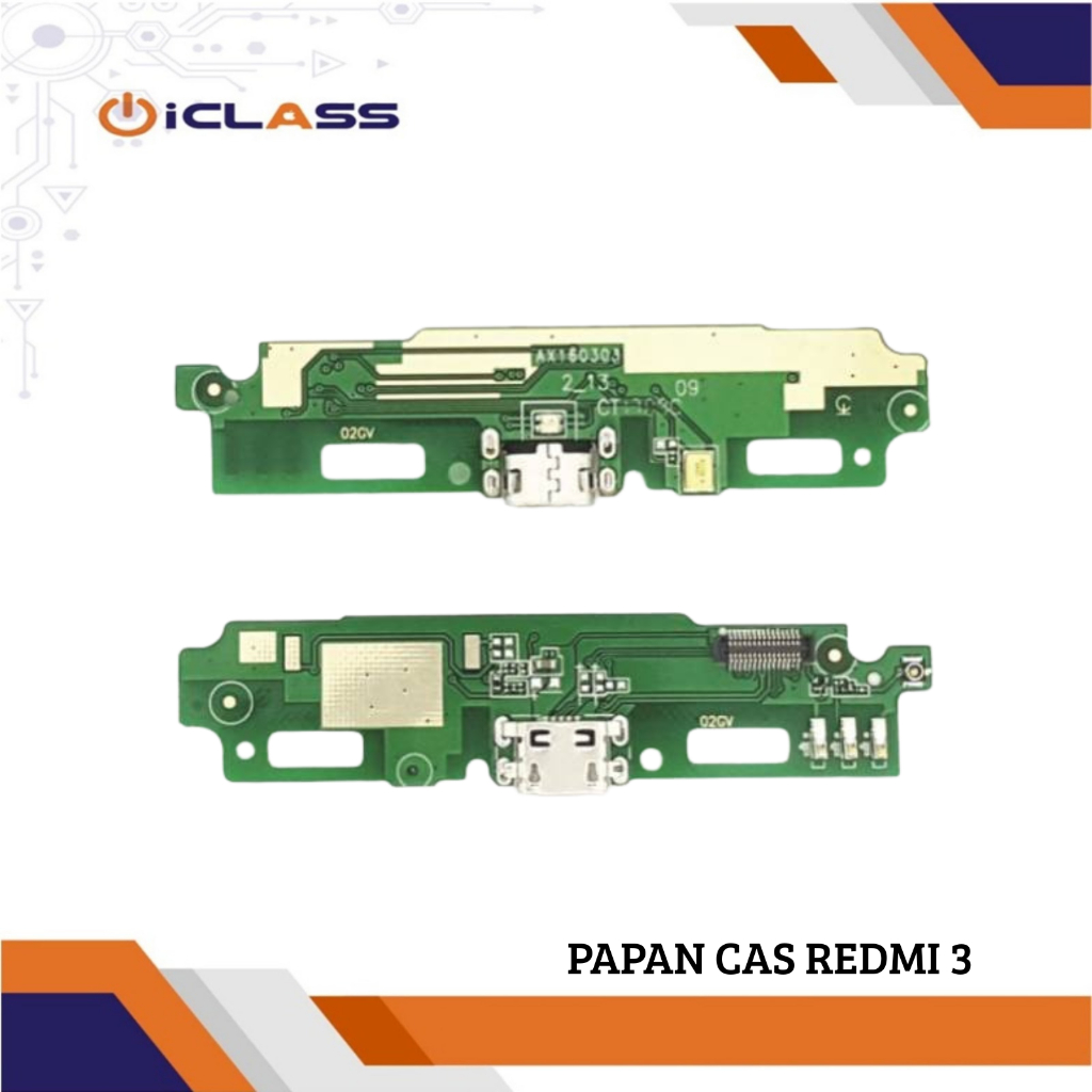 BOARD CONNECTOR CHARGER / PAPAN CAS REDMI 3
