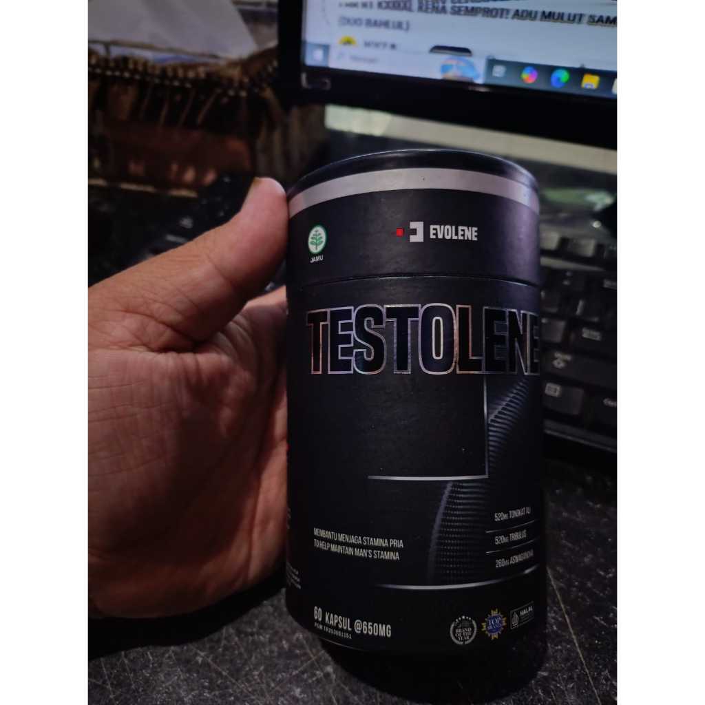 Evolene Testolene / Evoboost isi 60 kapsul dan 30 kapsul