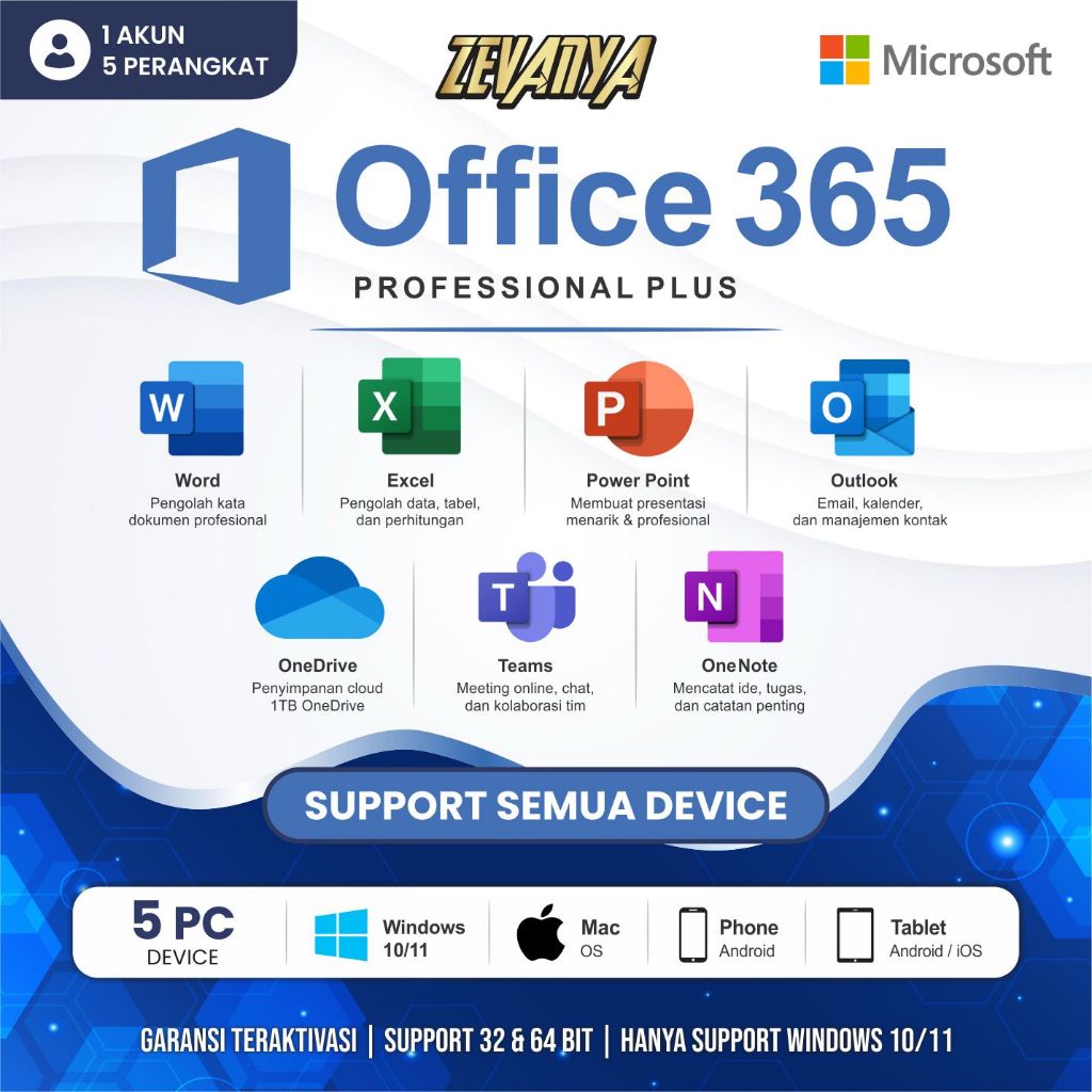 Microsoft Office 365 Original Suport Mac Ipad Android Windows