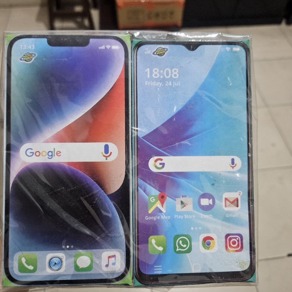 mainan kotak berhadiah mainan kotak HP handphone isi 20pcs