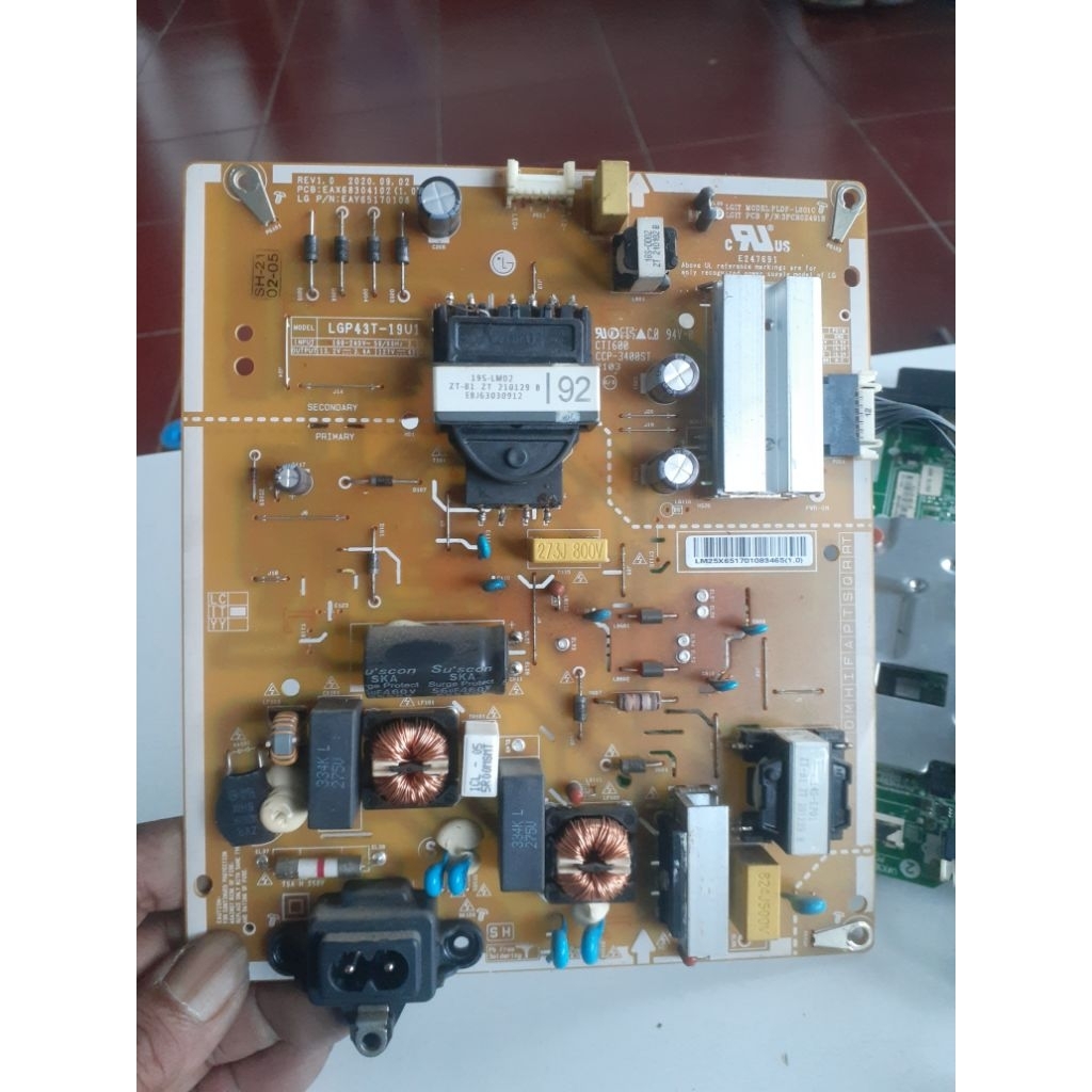 Powersupply lg 43UN7300PTC