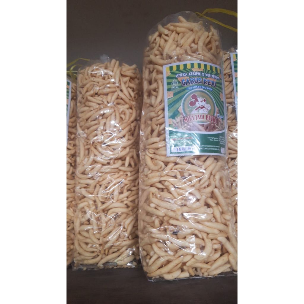 Cemilan Snack Telur Gabus Keju 800gr - Renyah, Gurih, Halal