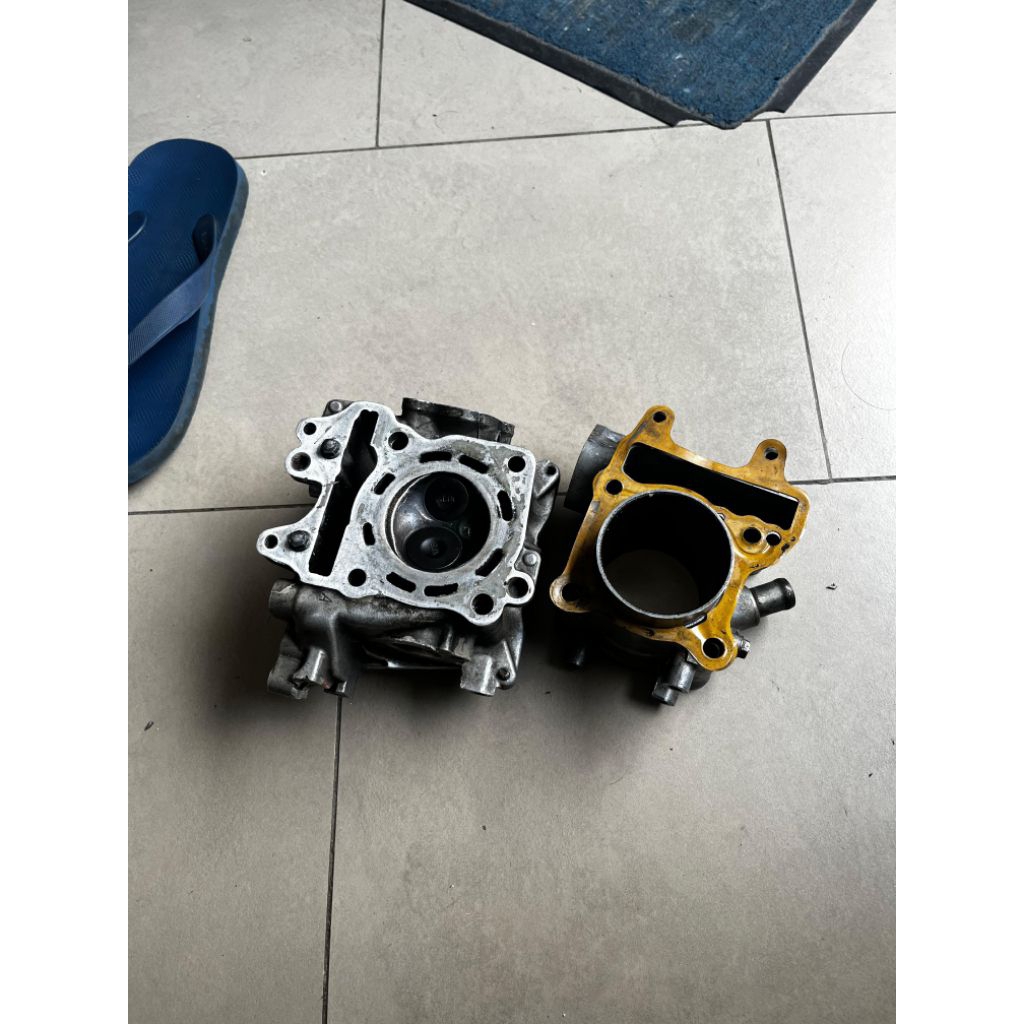 Kepala Silinder Vario 150 - Asli Honda, Porting Polish, Kompatibel ADV/PCX