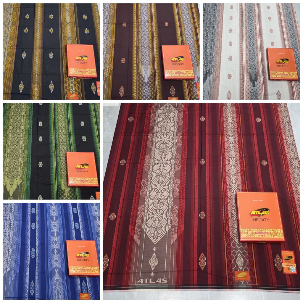 NEW ARRIVAL Sarung Tenun ATLAS INFINITY JACQUARD Sarung Premium Atlas Sarung Atlas Infinity Sarung A
