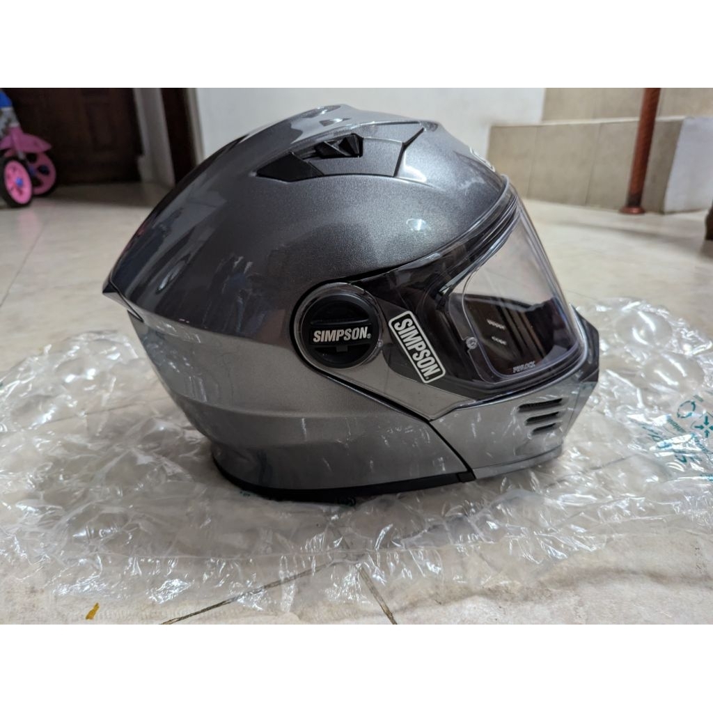 Simpson Helmet Modular Darksome Gunmetal