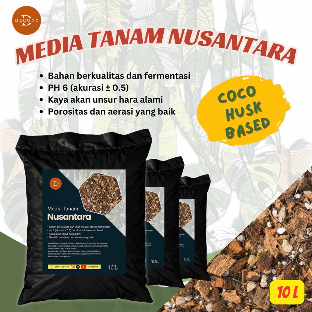 Media Tanam Nusantara / Media Tanam Aroid Variegata / Aroid Soil Mix