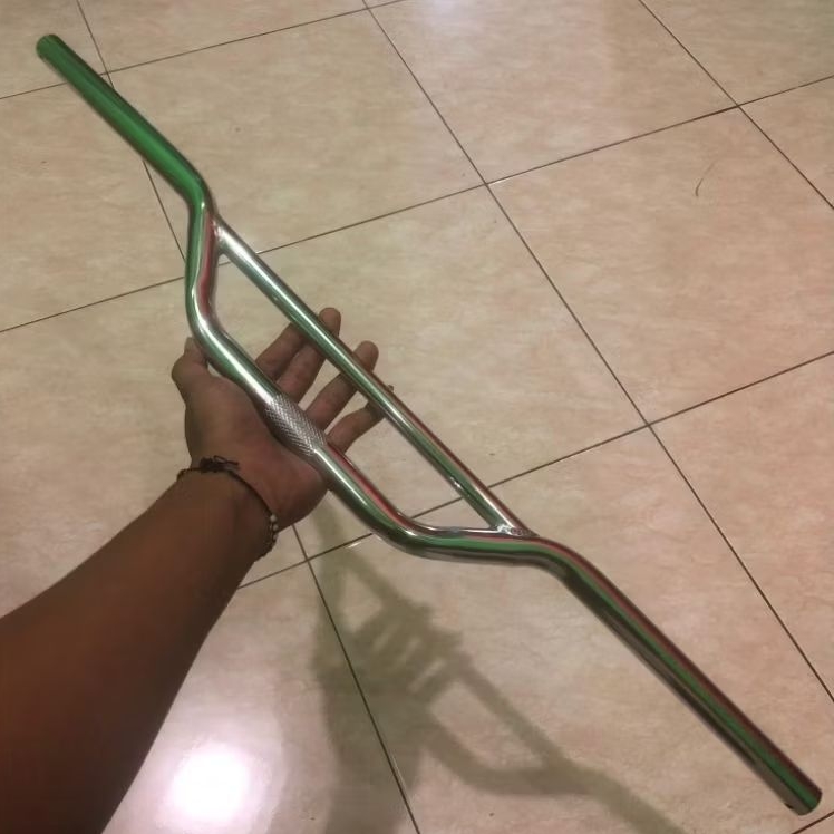 termurah stang sunrise bar 740 chrome / stang sepeda sunrise bar chrome 740