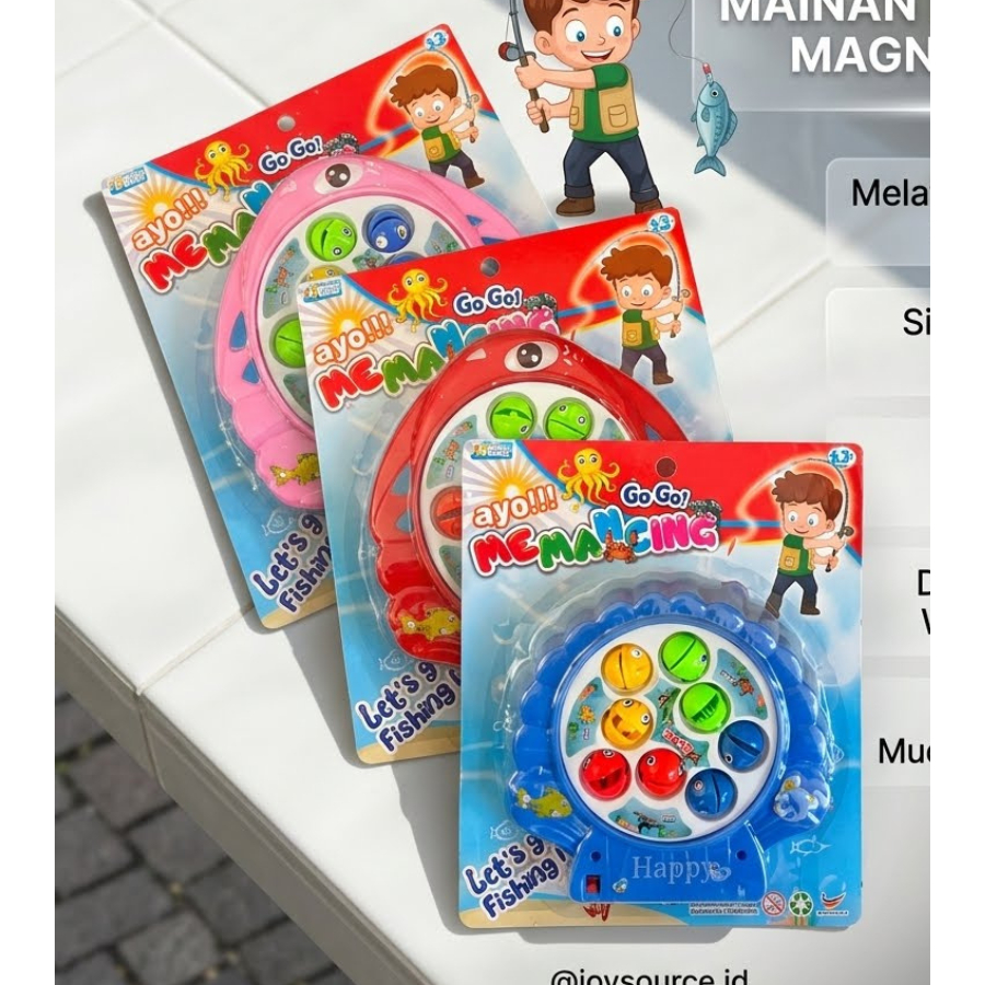 PANCING MAINAN ANAK  FISHING GAME  PANCINGAN EDUKATIF MEMANCING IKAN  BERPUTAR MUSIK  PUTAR ELEKTRIK