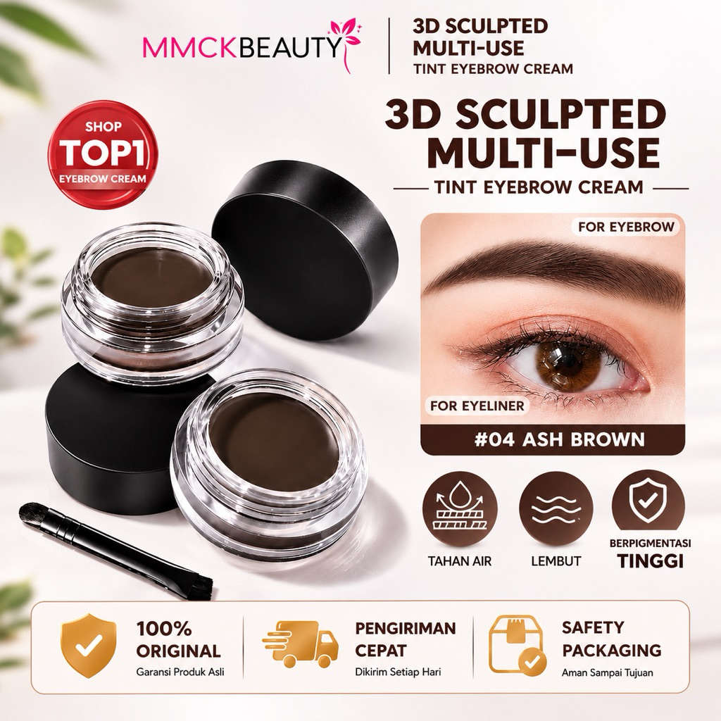 FOCALLURE FA23 Eyebrow Cream Gel waterproof Pensil Alis-kosmetik Mata