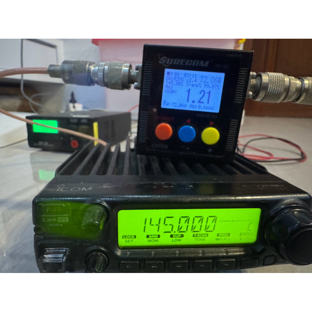 RADIO RIG ICOM 2200H BLACK KONDISI NORMAL 70 WATT