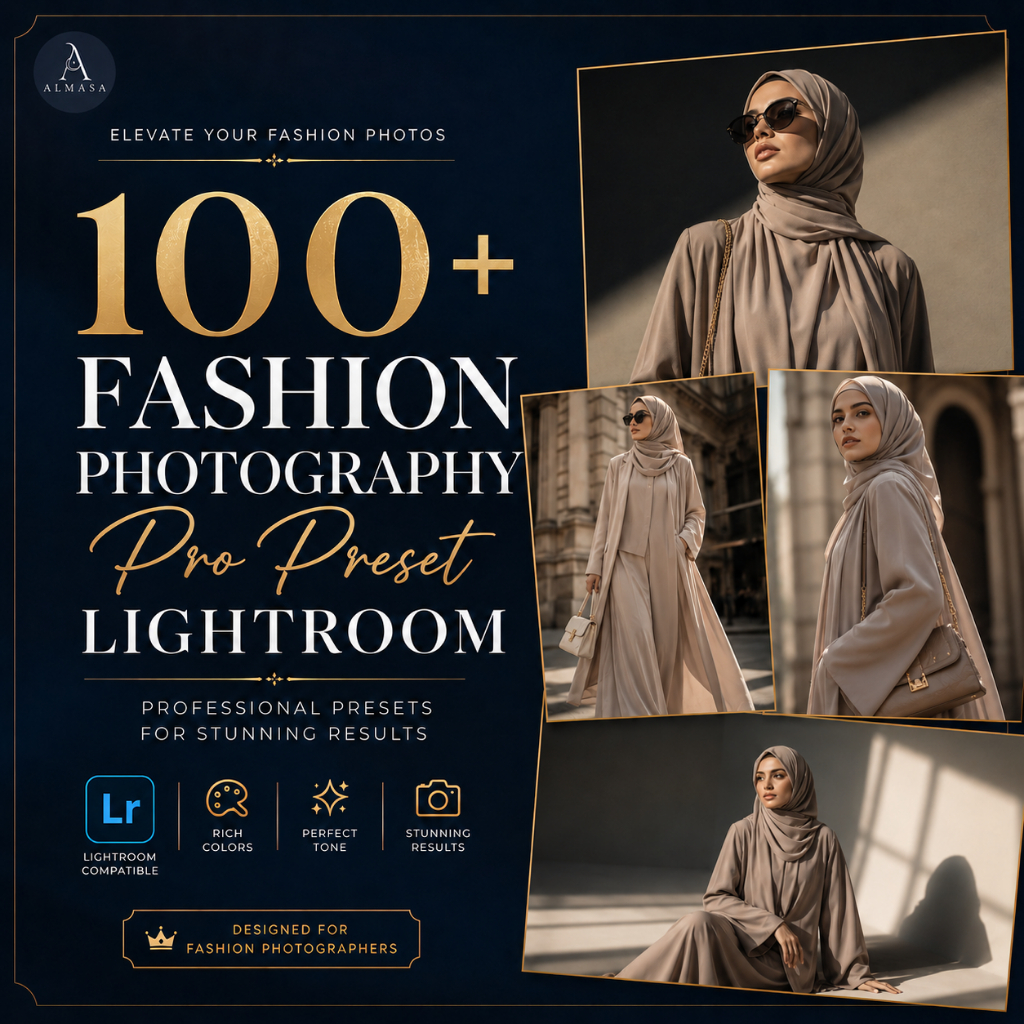 Preset Lightroom 100+ FashionPhotography Pro Android IOS PC