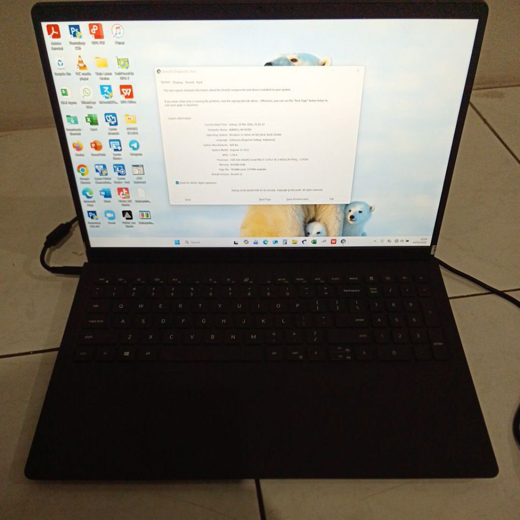 Laptop Dell inspiron 15 3511 (Touchscreen