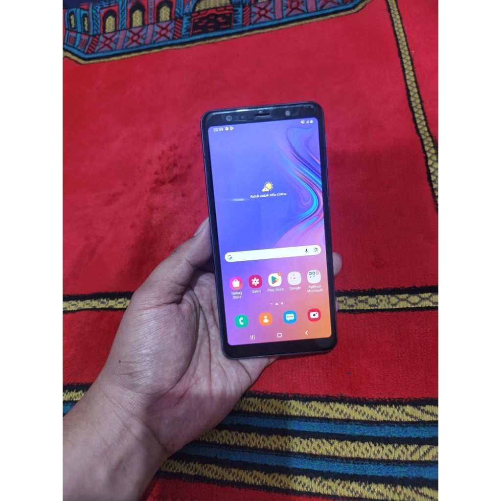 samsung A7 2019 resmi 4G ram 4gb 64gb NFC layar ori hp resmi stara samsung a8 2019