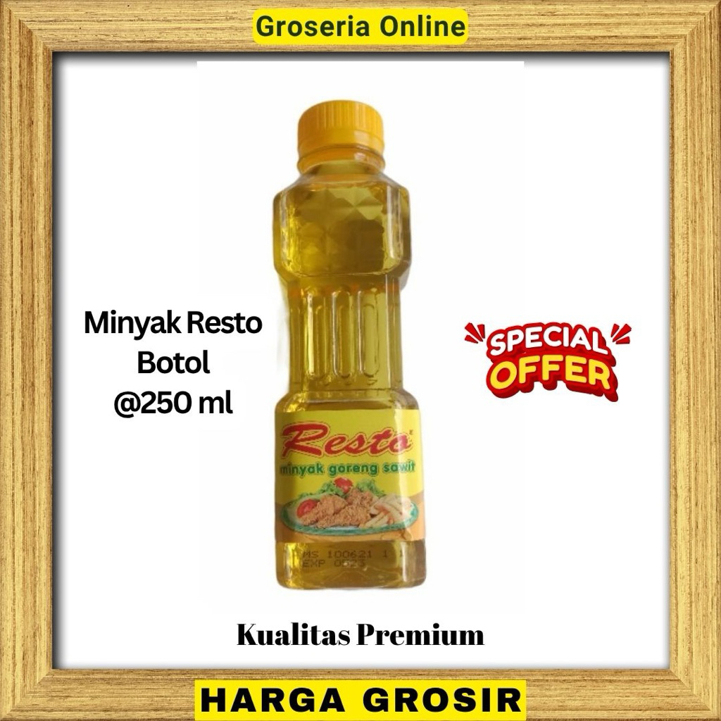 Minyak Goreng Resto kemasan botol @250 ml