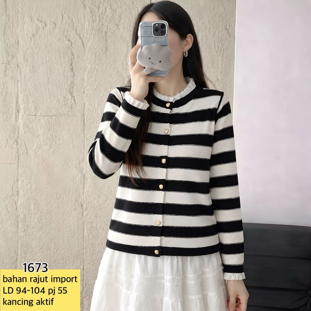 DAFASIONWANITA 9133 / Blouse / Blouse Rajut / Blouse Import / Blouse Rajut Import / Blouse Kekinian
