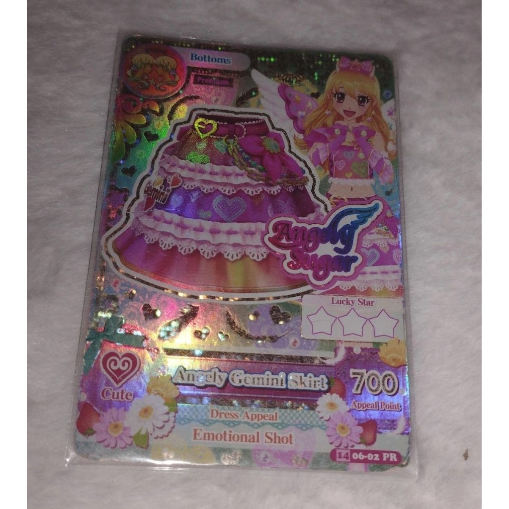 kartu aikatsu premium angely gemini skirt