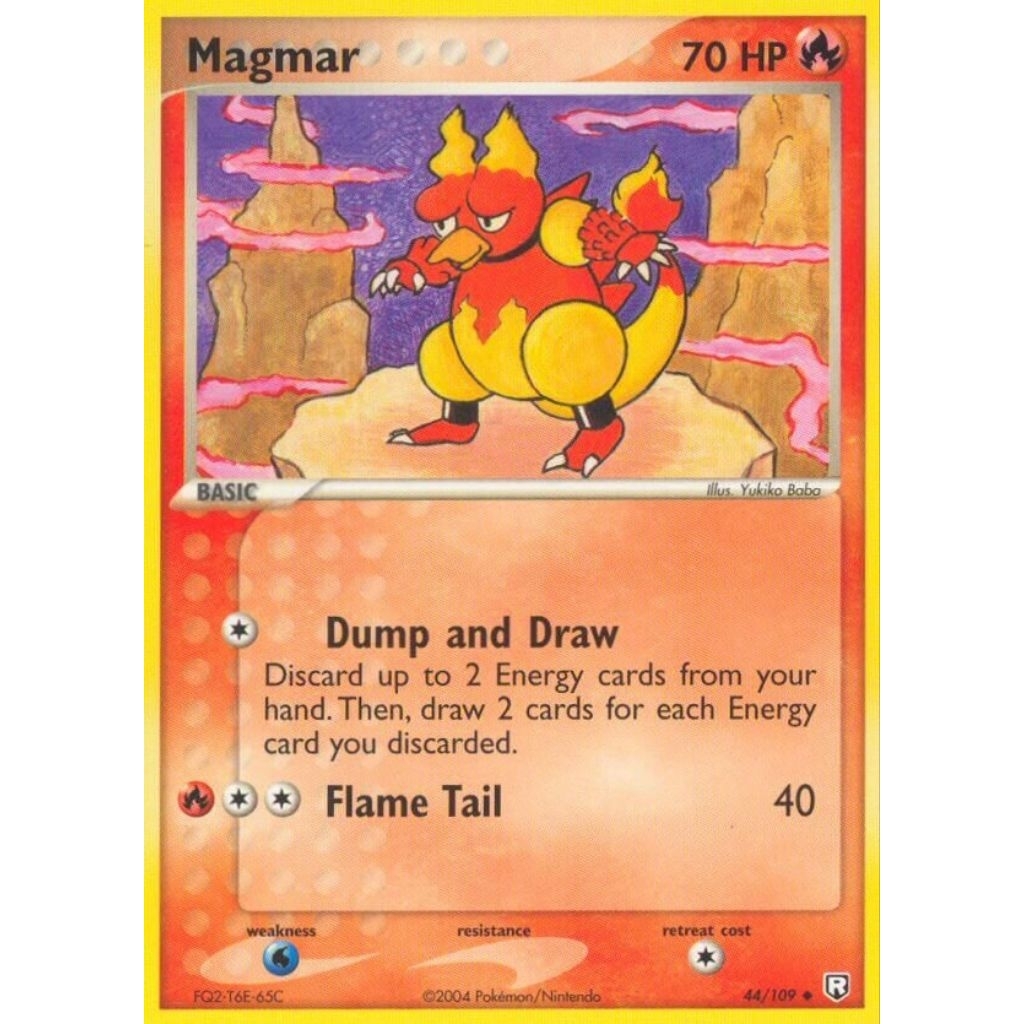 Tcg Pokemon Magmar EXTR 2004 Eng