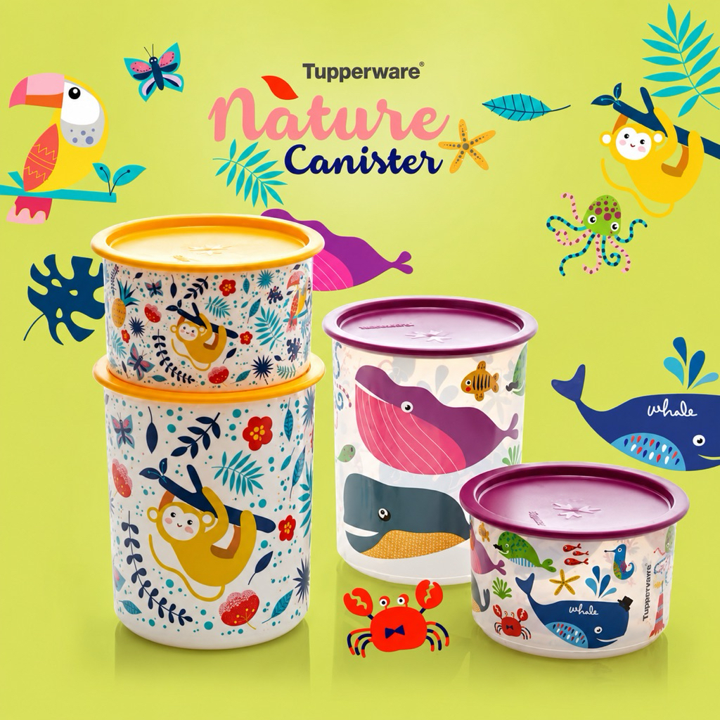 nature canister tupperware