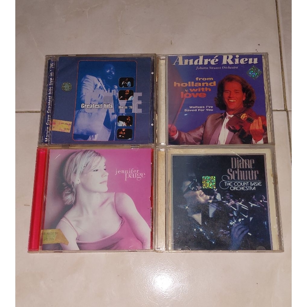 vcd & cd MARVIN GAYE-Greatest Hits Live In '76 (1) / ANDRE RIEU-From Holland With Love / JENNIFER PA