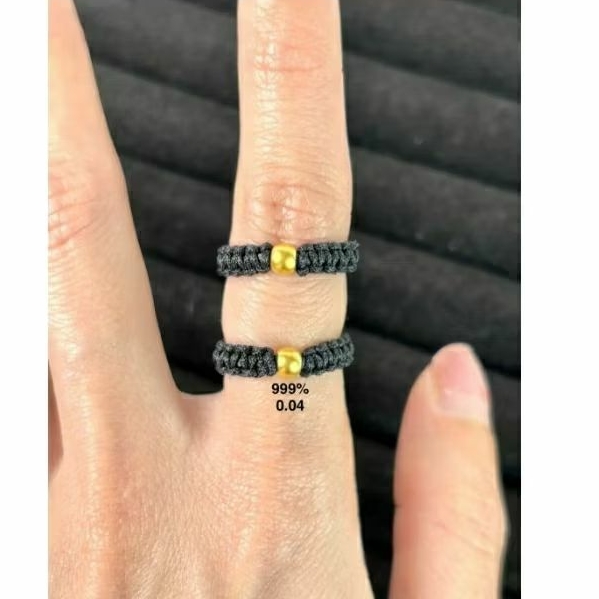 cincin tali emas bola