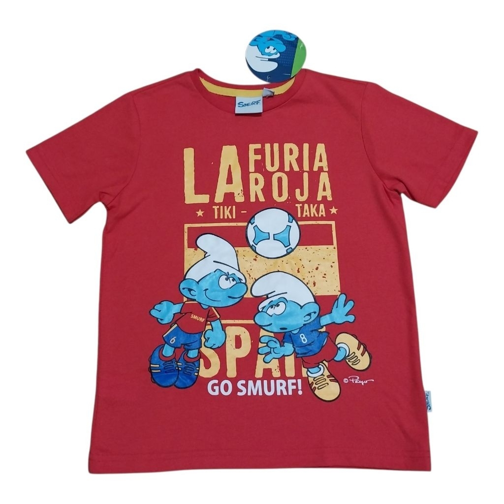 Kaos anak laki laki Smurf original